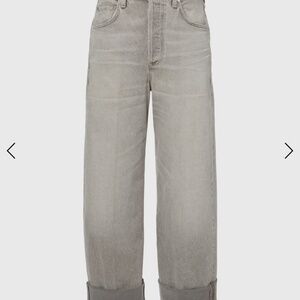 Citizens of Humanity Ayla Cuffed Grey Jeans Size 27